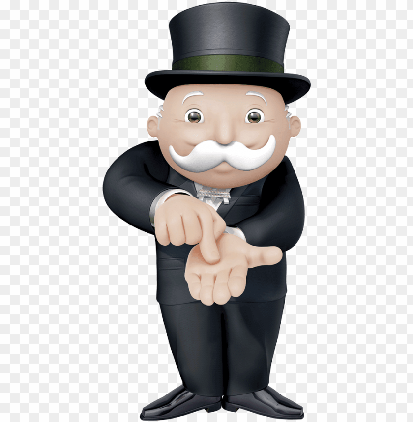 monopoly man running - monopoly man pay me PNG image with transparent background@toppng.com