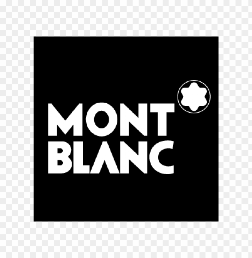  montblanc black vector logo - 470096