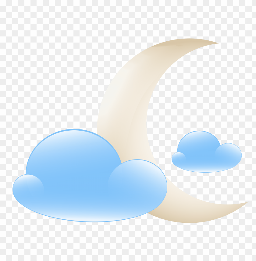 clouds, icon, moon, weather