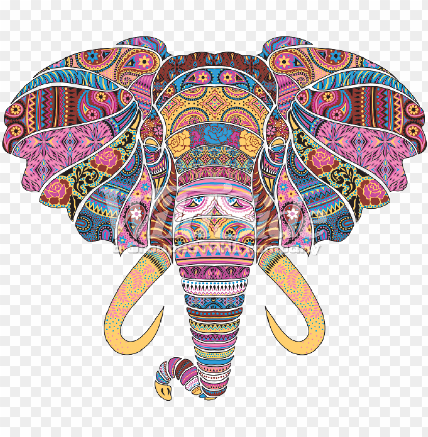 Mosaic Elephant tattoo by Casimir Nyblom | Photo 23973