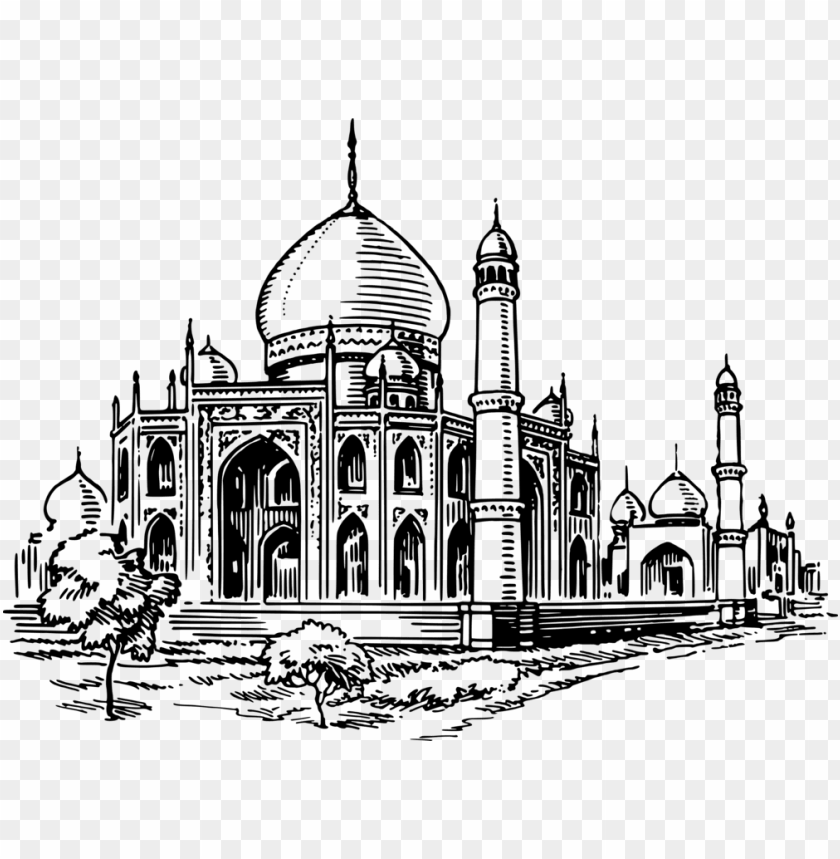 islamic clipart black and white flower