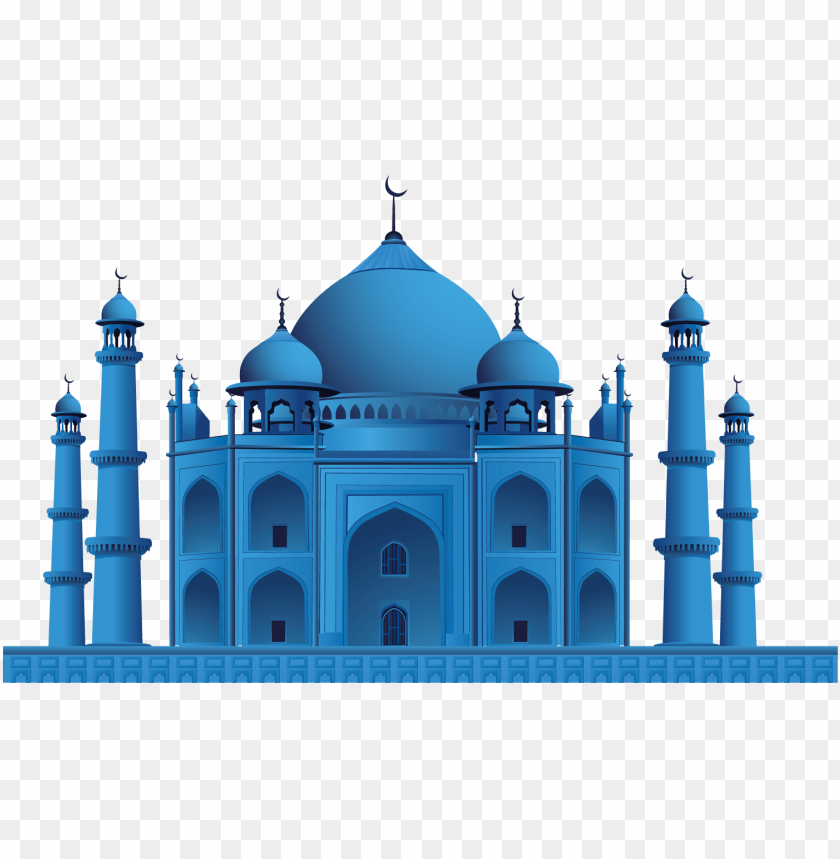 Mosque, Blue and White Mosque PNG, religious, Islamic