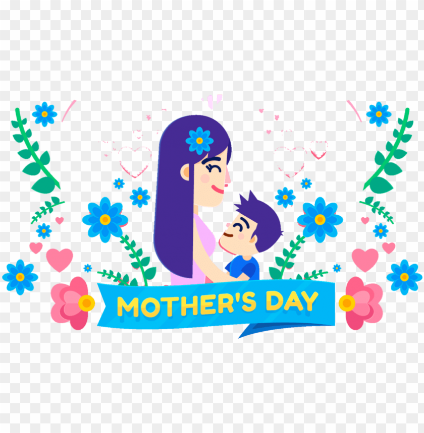 mothers day cartoon illustration free  - illustration, mother day