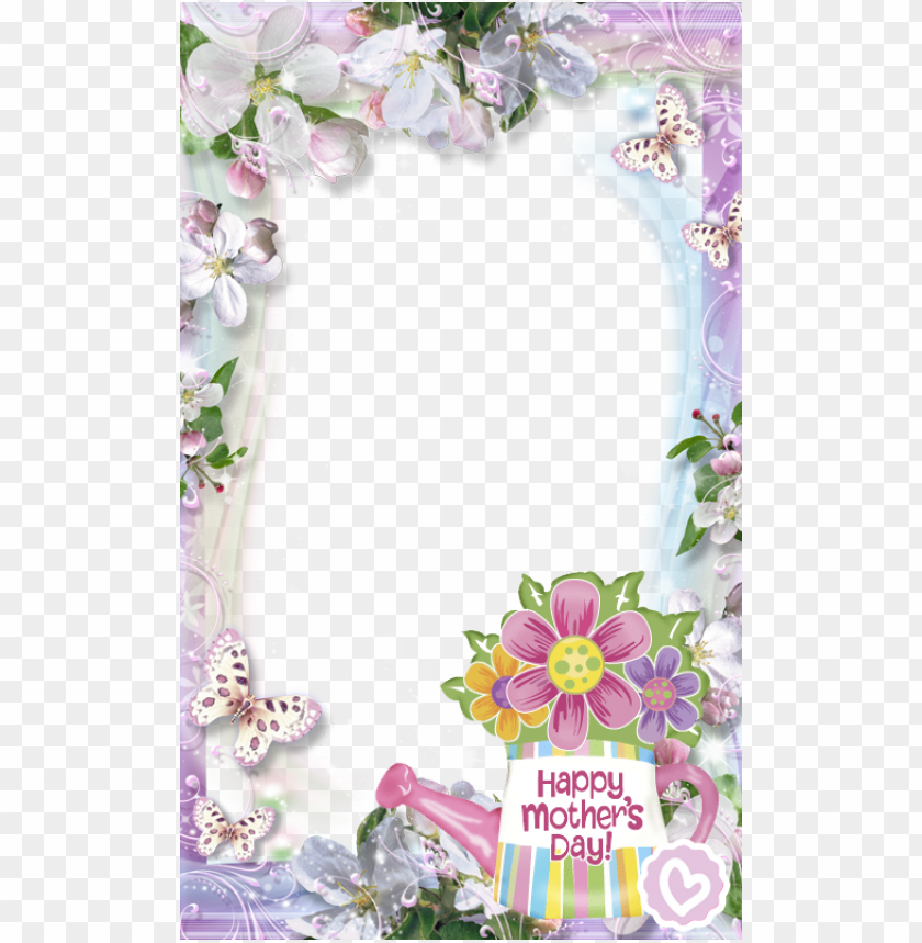 Mother S Day Clipart Frame - Mother's Day Frame PNG Image With