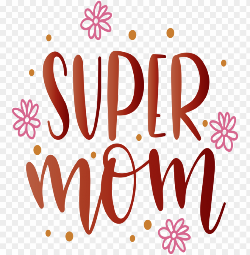 logo flower line,mothers day,super mom,transparent png