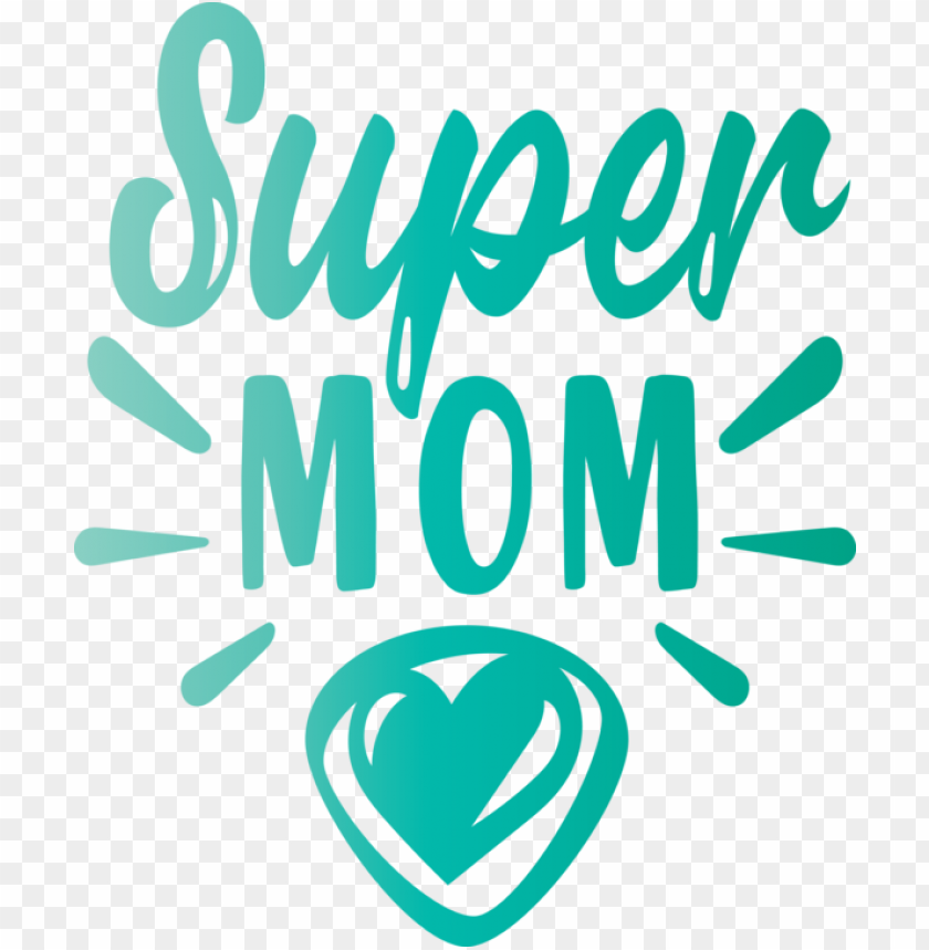 logo green line,mothers day,super mom,transparent png