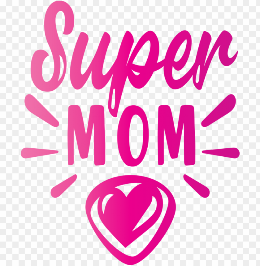 logo pink m line,mothers day,super mom,transparent png