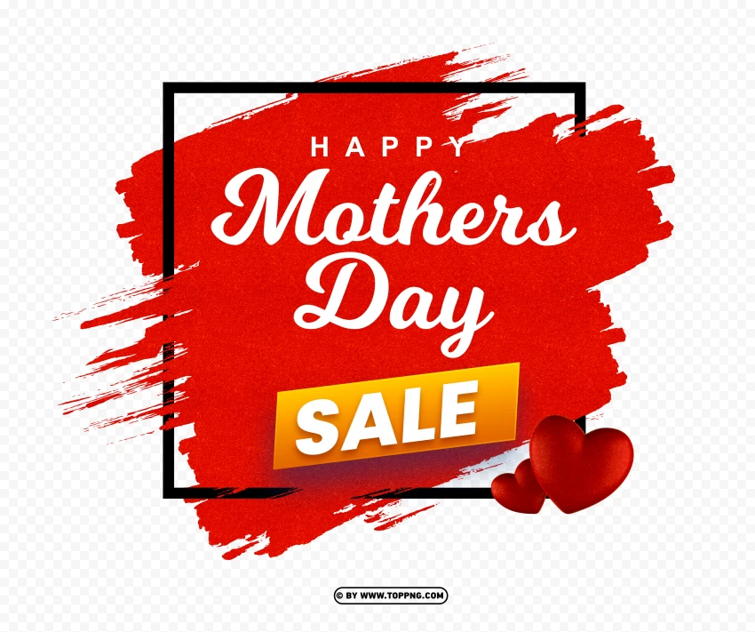 Mother's Day Special Sale Banner PNG