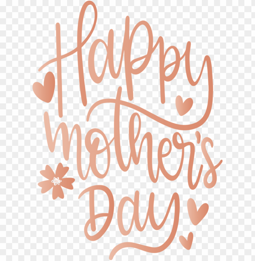 Mothers Day Text Font Line For Mothers Day Calligraphy For Mothers Day PNG Transparent Background