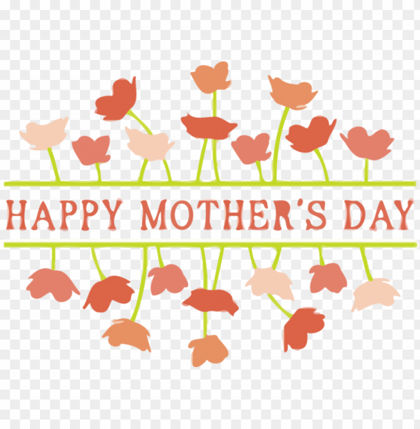 Mothers Day Text Orange Leaf For Happy Mothers Day For Mothers Day PNG Transparent With Clear Background ID 473970