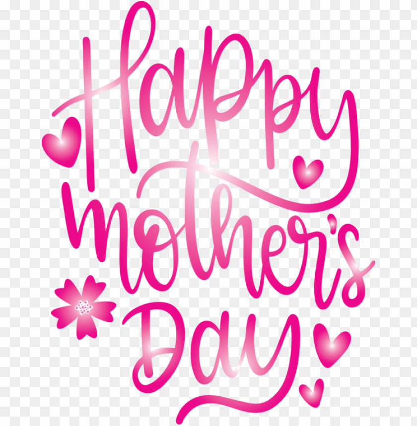 mothers day text pink font for mothers day calligraphy for mothers day PNG transparent with Clear Background ID 474162