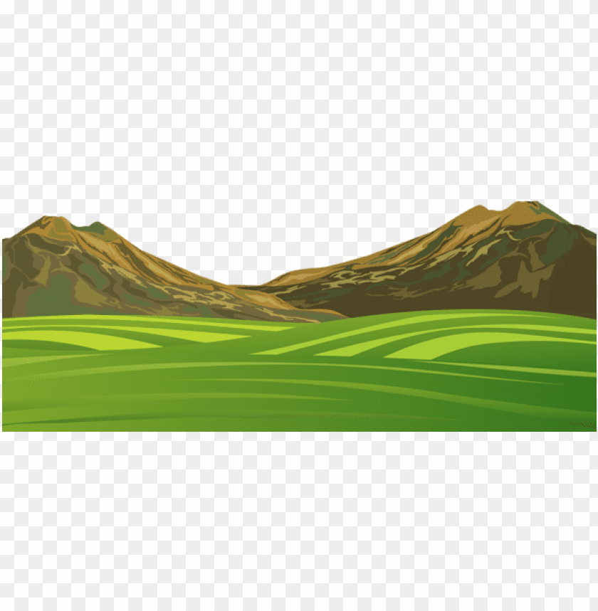 Download mountain and meadow ground png cartoon png images background |  TOPpng