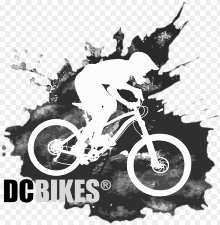 Mountain Bike Silhouette PNG Transparent With Clear Background ID 81596 ...