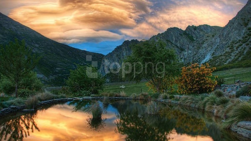 mountain sunset landscape wallpaper background best stock photos - Image ID 61275