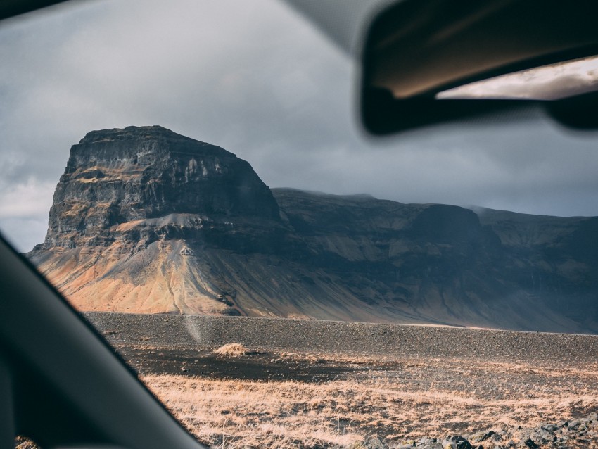 mountain, window, travel, car