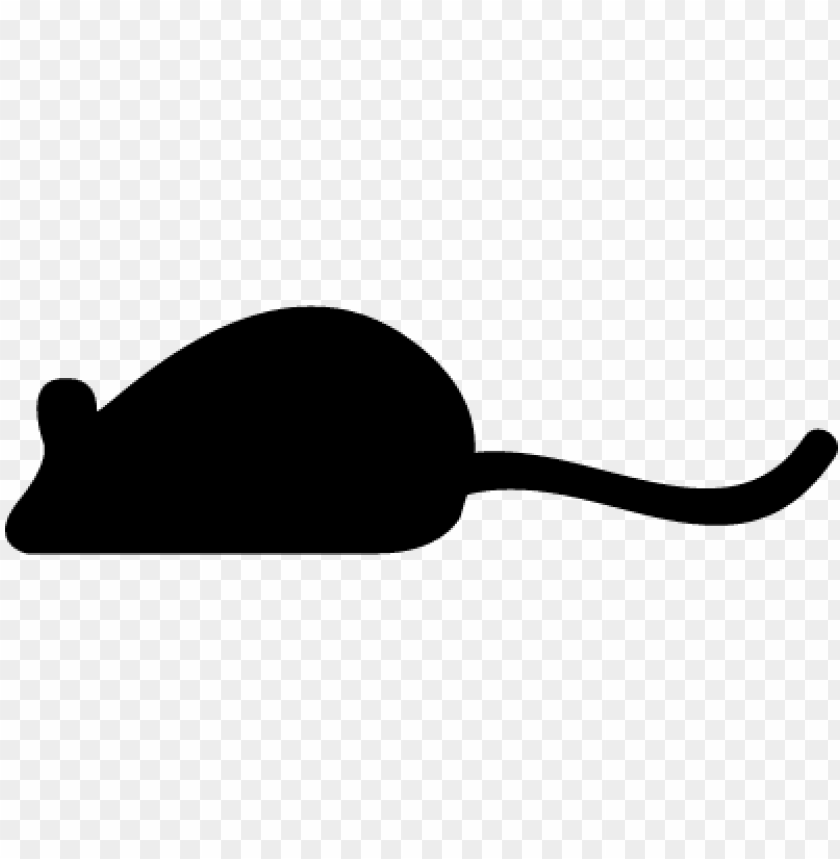 mouse animal vector png - mouse silhouette vector PNG image with  transparent background | TOPpng