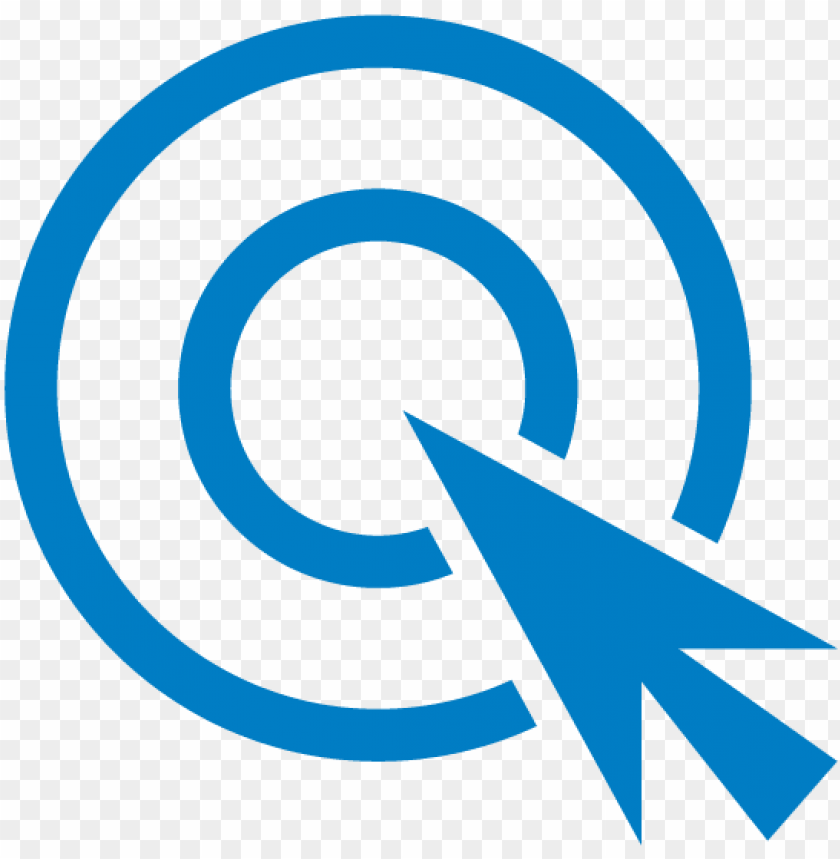Mouse Cursor Click Clipart Icon Blue Click PNG Image With Transparent Background