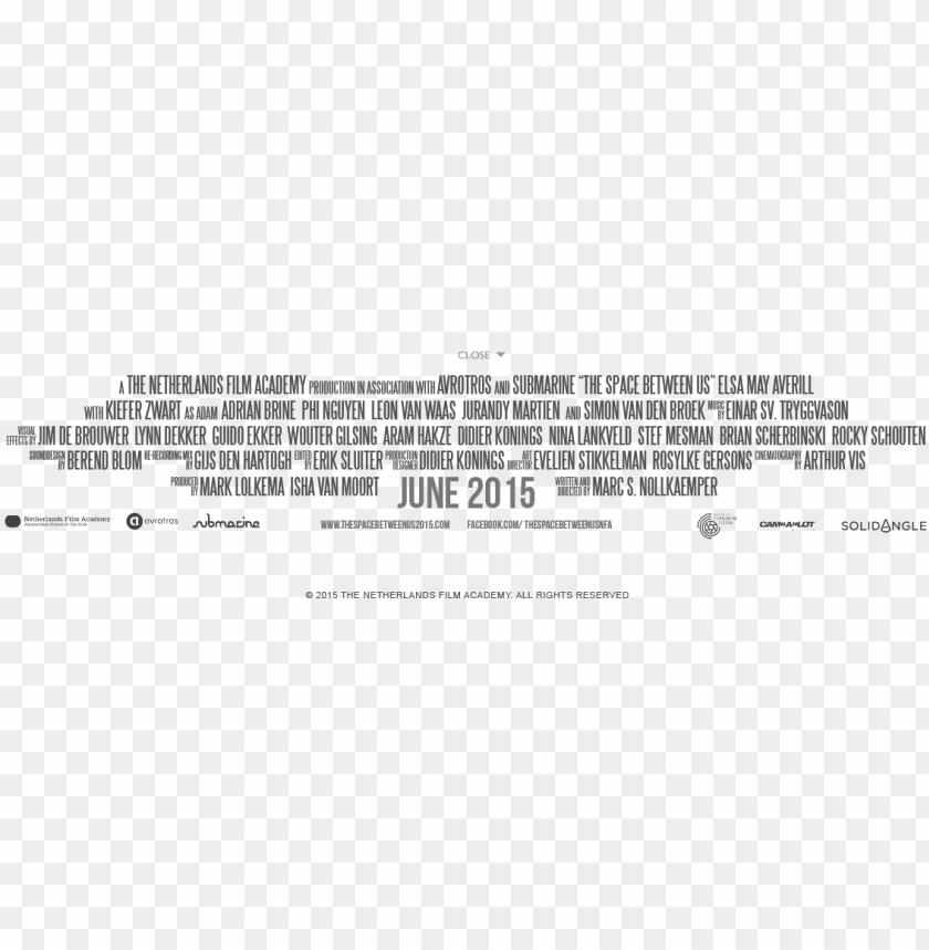 Movie Credit Png Movie Credit Text Png Image With