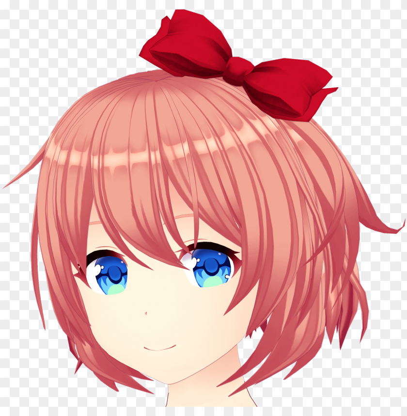 moyonote doki doki literature club mmd models PNG transparent with Clear Background ID 167387