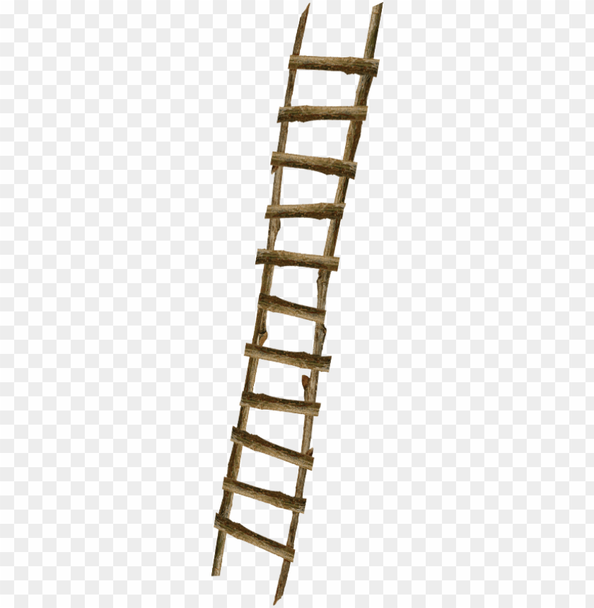 mq ladder brown climbing wood - cartoon wooden ladder on rope PNG image  with transparent background | TOPpng