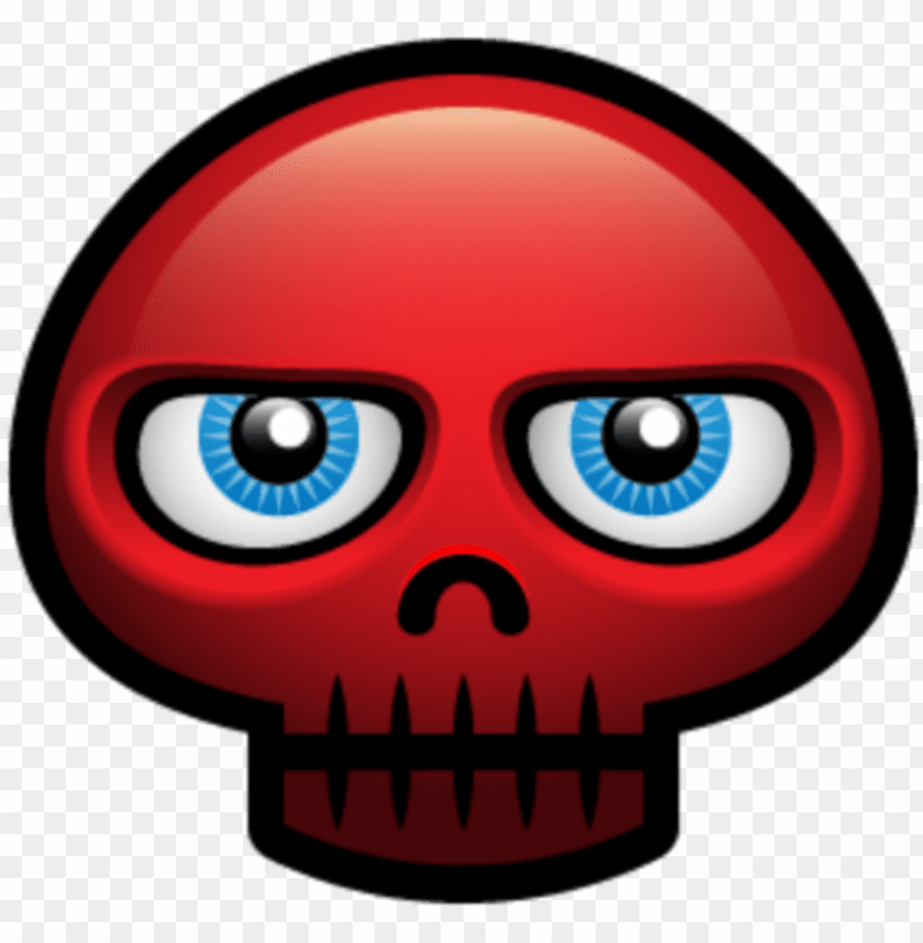 mq red skull skulls emoji emojis portable network graphics PNG transparent with Clear Background ID 306604