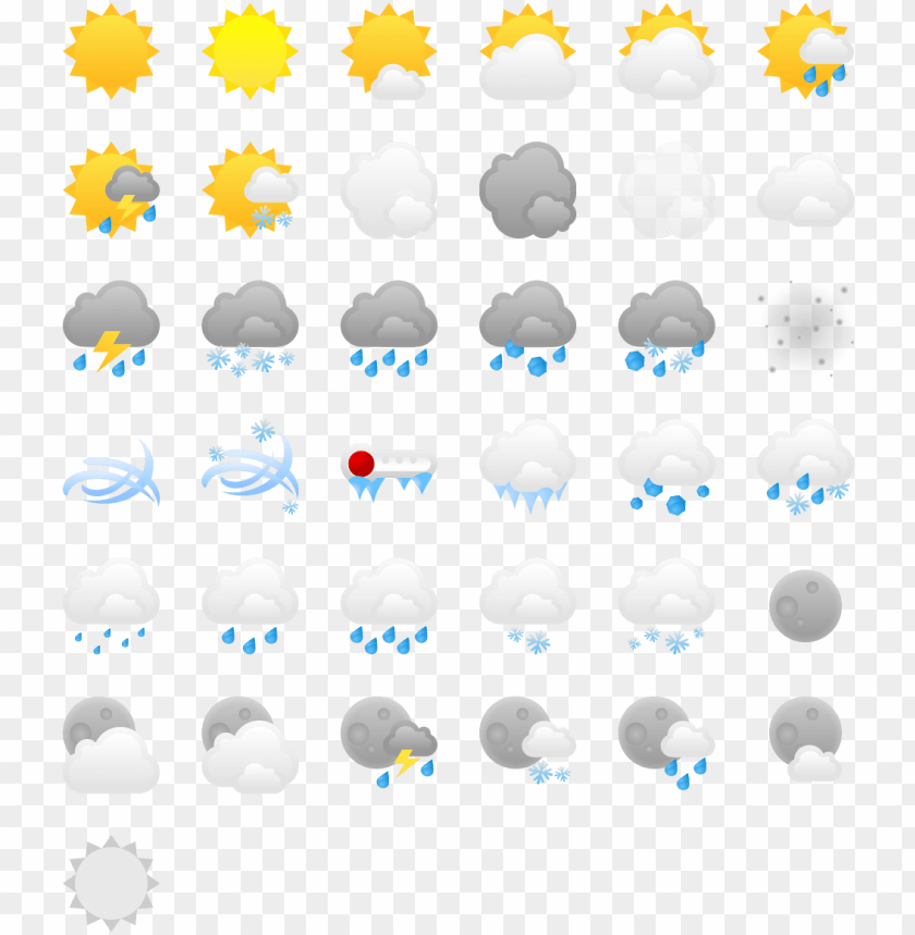 logo, isolated, wind, business icons, rain, illustration, sun