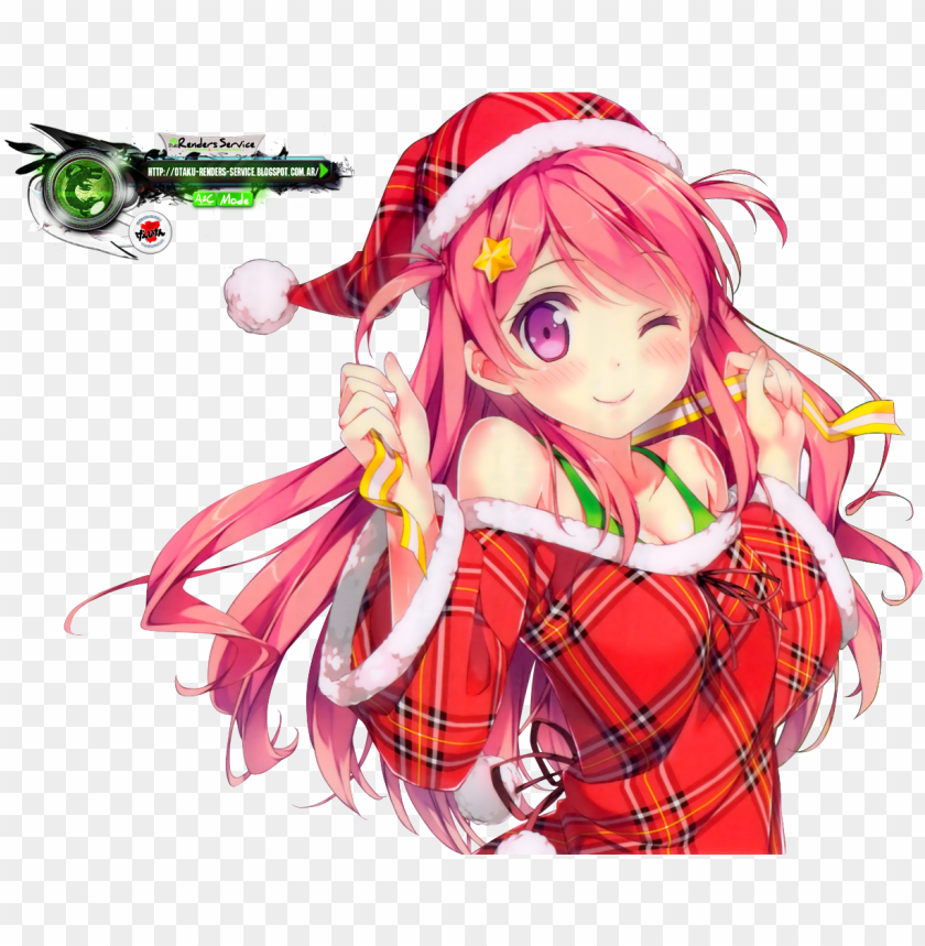 msyugioh123 images santa anime girl hd wallpaper and cute girl anime render PNG transparent with Clear Background ID 220531