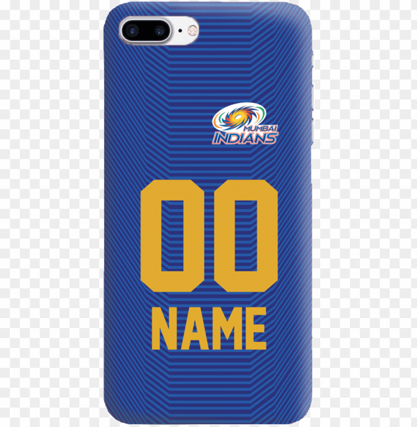 mumbai indians ipl phone cover - jersey phone case cricket PNG image with transparent background@toppng.com