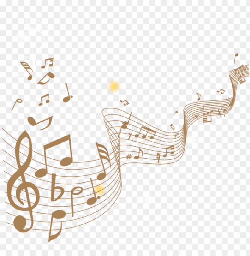Music Notes Png Transparent Image - Music Notes Background PNG Image With Transparent Background