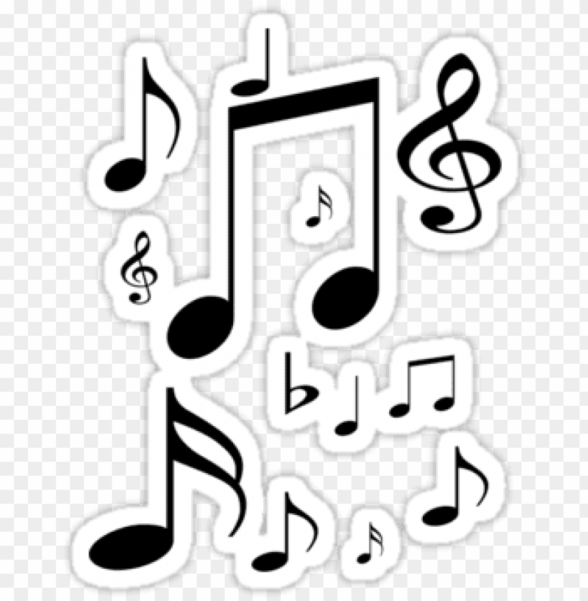 music notes, facebook, silhouette, twitter, sticker, internet, stand by
