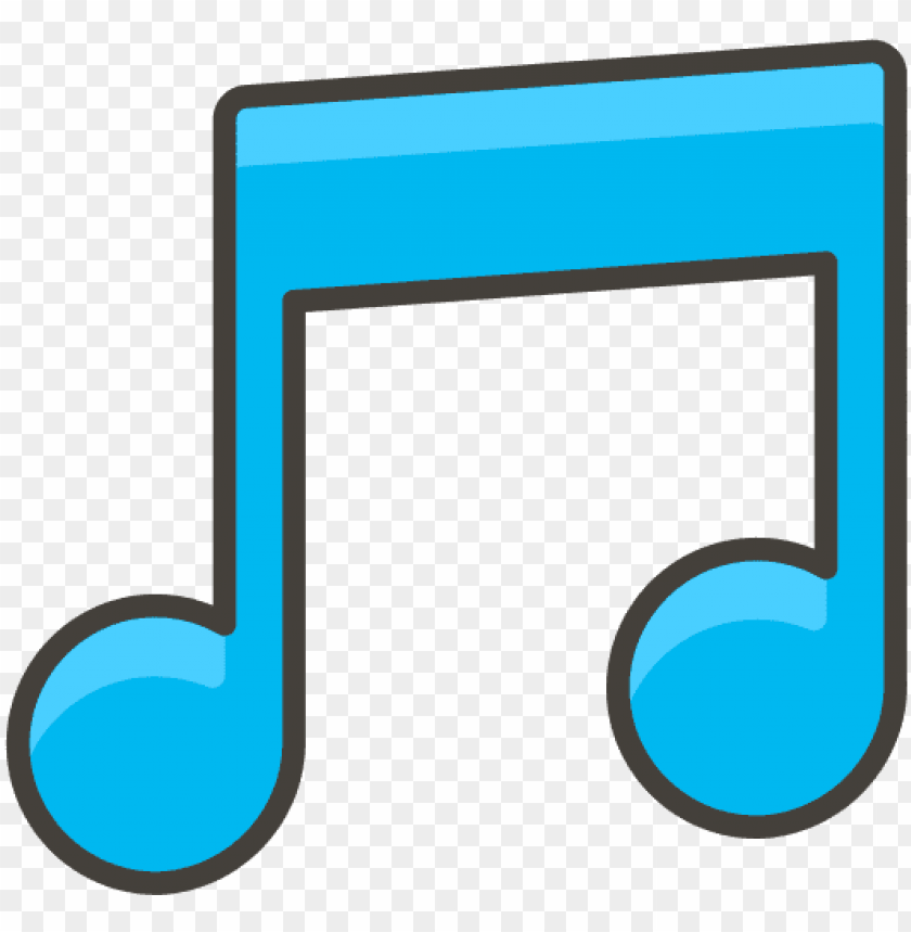 musical note emoji ico PNG transparent with Clear Background ID 233862
