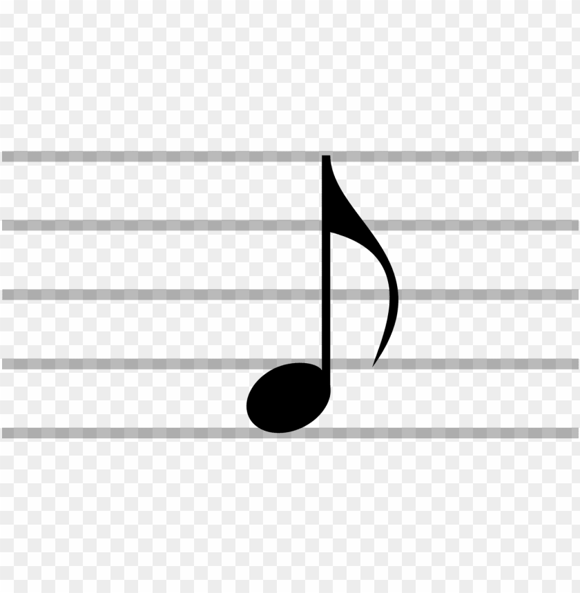 miscellaneous, music symbols, musical note quaver, 
