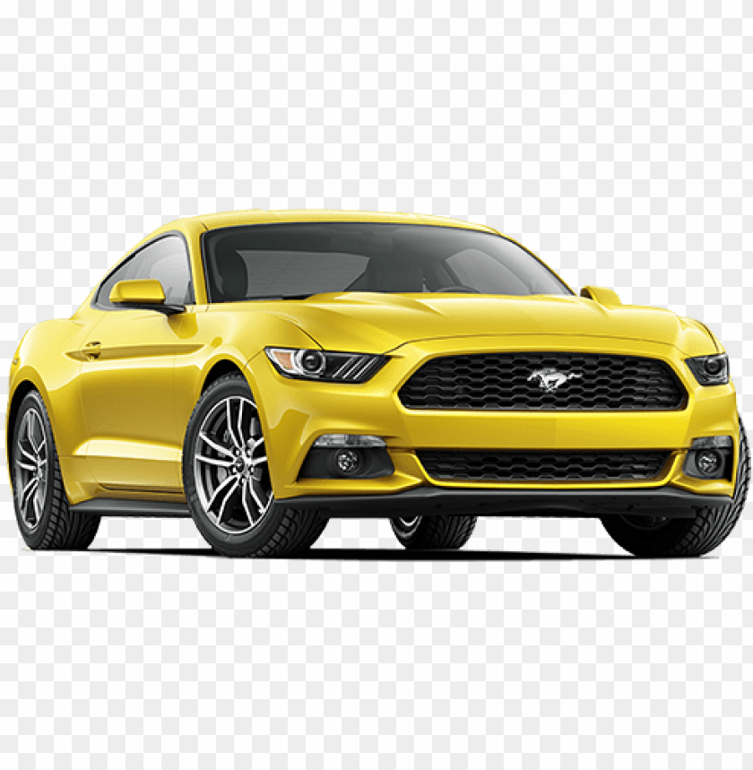 free PNG mustang yellow car - mustang yellow 2017 PNG image with transparent background PNG images transparent