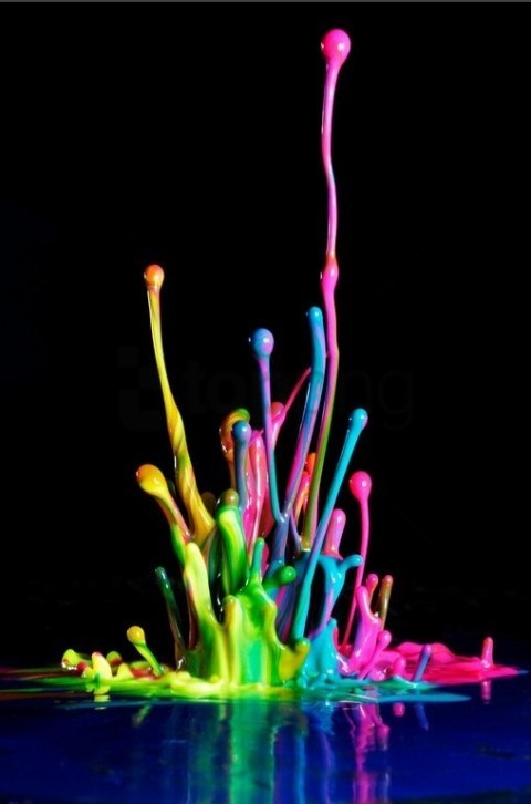 Neon Color Splash Paint Background Best Stock Photos | TOPpng