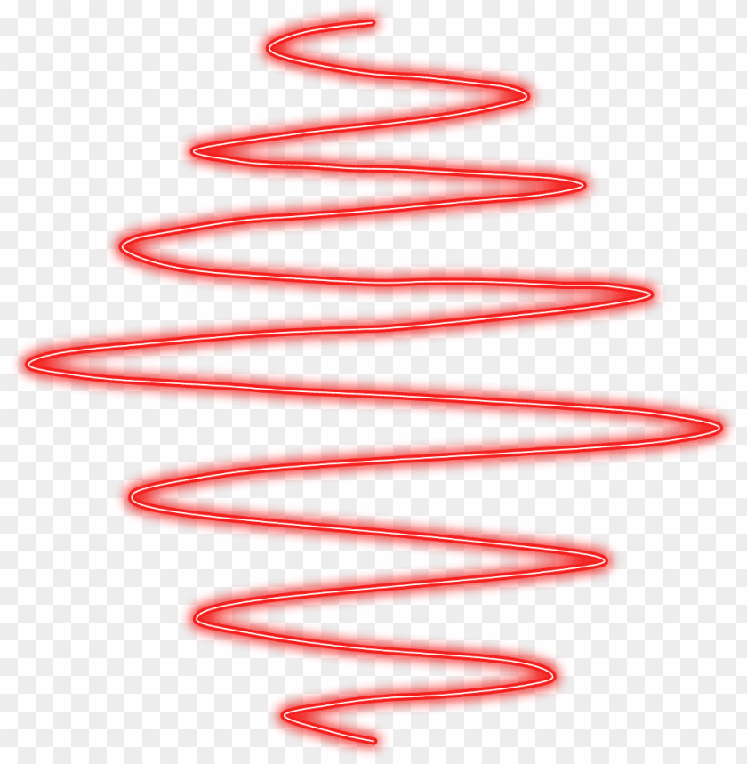 #neon #line #spiral #lines #spirals #red #freetoedit - Red Neon Lines PNG Image With Transparent Background