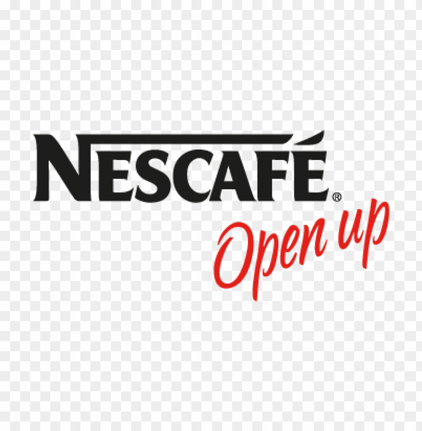  nescafe open up vector logo free - 464633