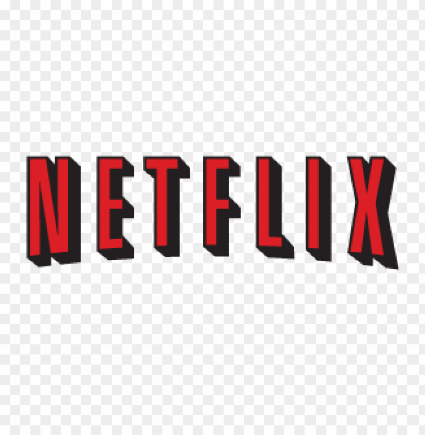 Netflix Curved Text Logo PNG Transparent Background