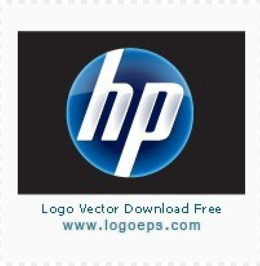 new hp logo vector free download