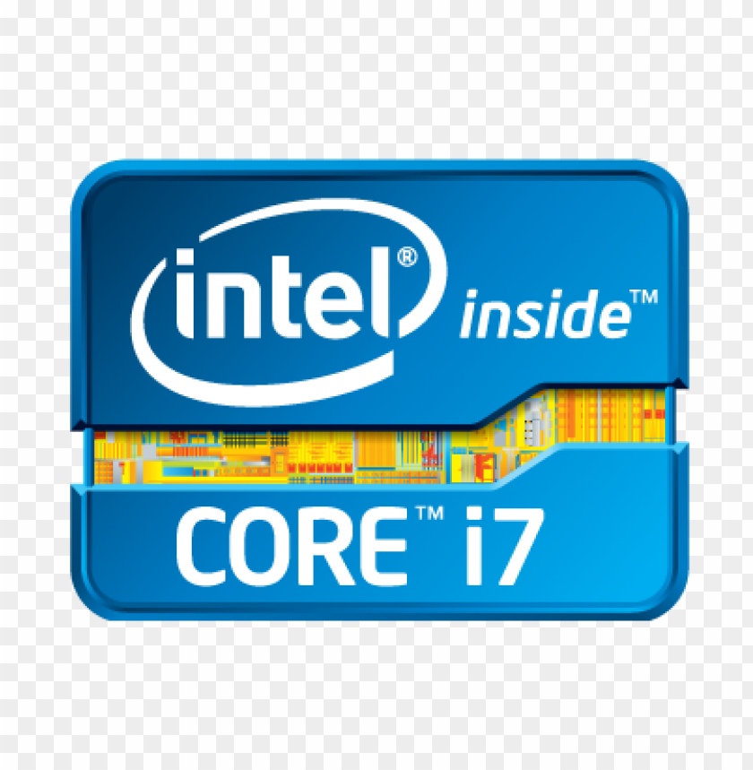  new intel core i7 logo vector free - 466917