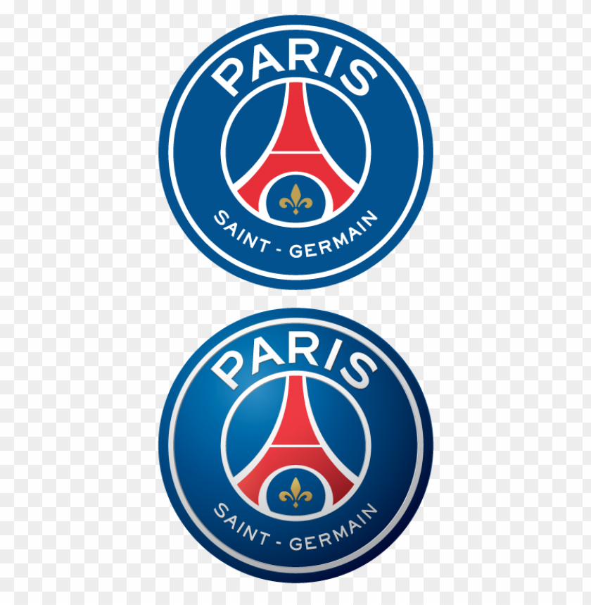 new paris saint-germain fc logo vector (2d + 3d)@toppng.com