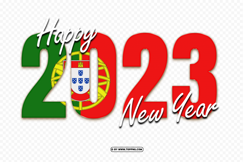 new year 2023 festive pattern with portugal flag png,New year 2023 png,Happy new year 2023 png free download,2023 png,Happy 2023,New Year 2023,2023 png image