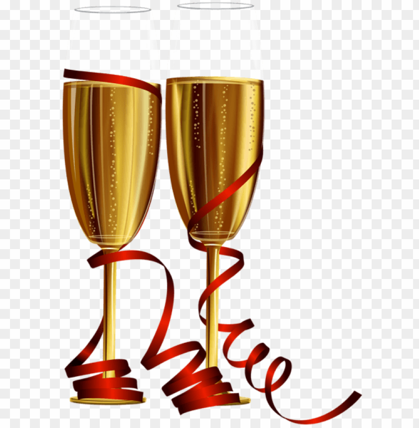 free PNG new year champagne glasses png PNG Images PNG images transparent