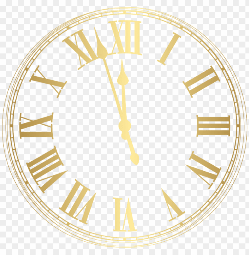 new year clock PNG Images 40146