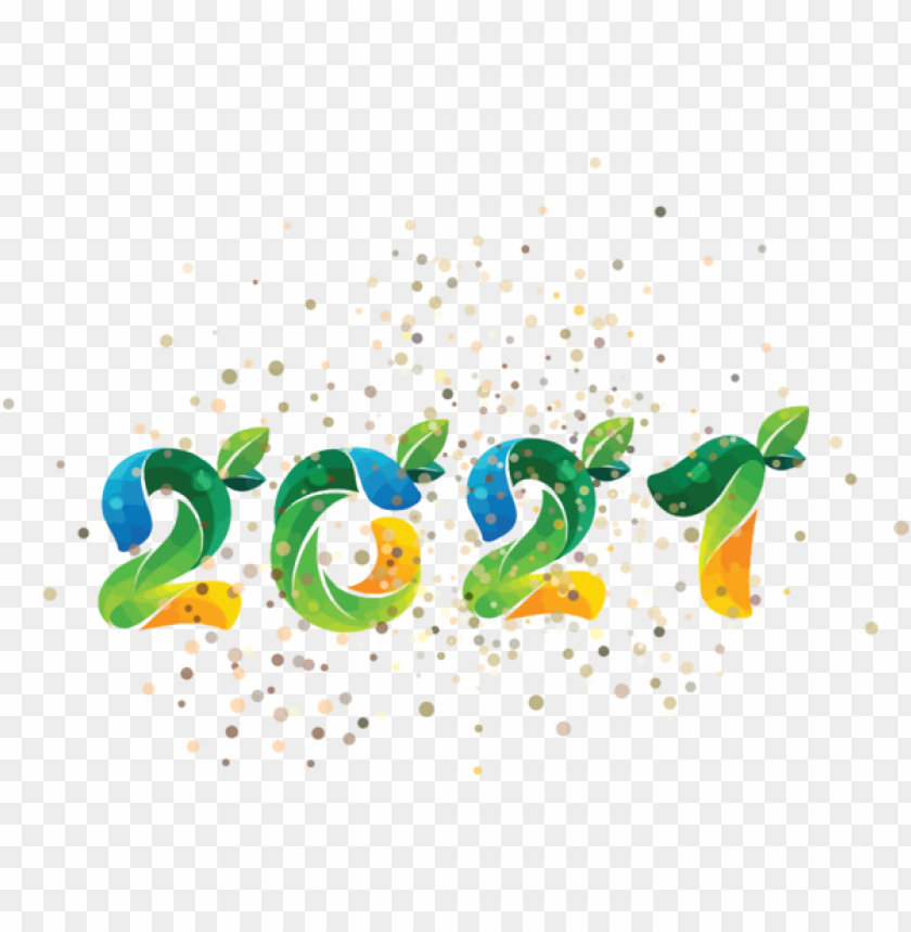 New Year Green Meter Design For Happy New Year 2021 For New Year PNG Image With Transparent Background