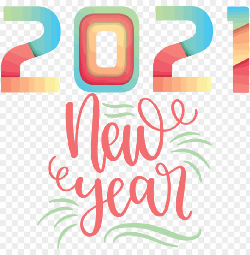 logo design line,new year,happy new year 2021,transparent png