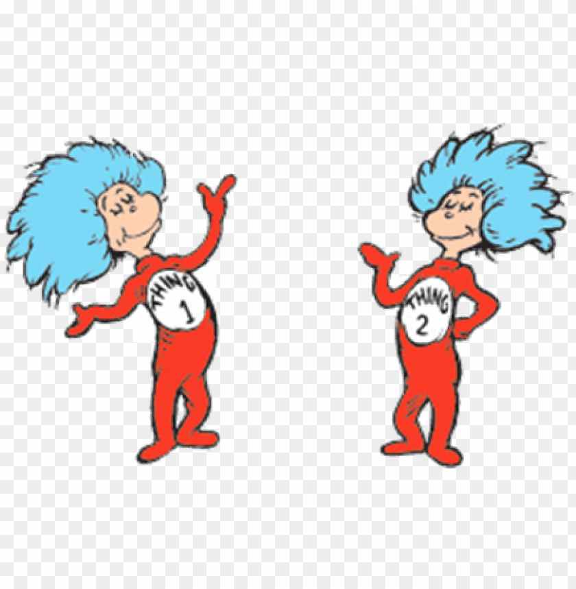 free PNG nice thing one and thing two images image thing 1 thing - cat in the hat knows PNG image with transparent background PNG images transparent
