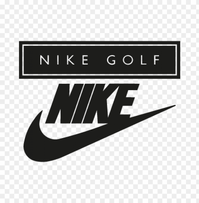  nike golf black vector logo free - 464563