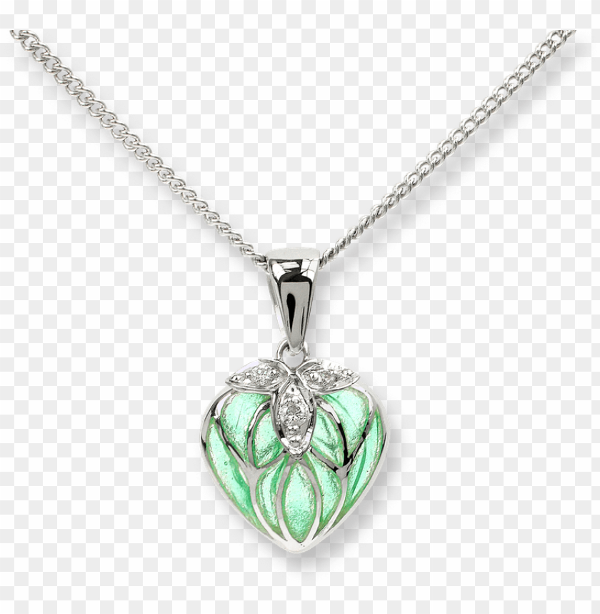 Nle Barr Designs Sterling Silver Heart Necklace PNG Image With Transparent Background
