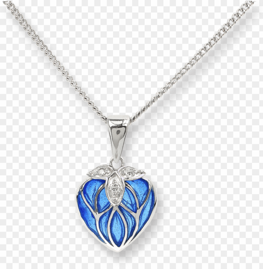 Nle Barr Designs Sterling Silver Heart Necklace PNG Image With Transparent Background