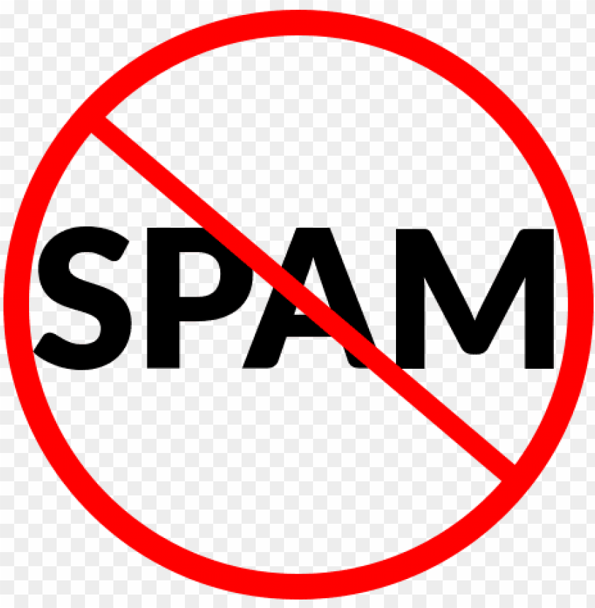 No Spam Icon Custom Icons Footprint Spam Icon Design - Icon Spam Png - Free PNG Images
